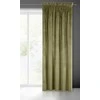 Naktinė užuolaida iš minkšto aksomo Eurofirany DIVA LINE RIA 140X270 cm, juosta/ tunelis/ kabliukai, 300g/m2, spalva: alyvuogių