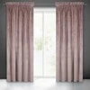 Naktinė užuolaida iš minkšto aksomo Eurofirany DIVA LINE RIA 140X270 cm, juosta/ tunelis/ kabliukai, 300g/m2, spalva: pudros