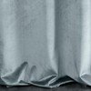 Minkšto ir blizgaus aksomo naktinė užuolaida Eurofirany SAMANTA 140X270cm, juosta / tunelis / kabliukai, spalva: sidabrinė
