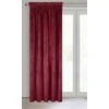Naktinė užuolaida iš minkšto aksomo Eurofirany DIVA LINE RIA 140X270 cm, juosta/ tunelis/ kabliukai, 300 g/m2, spalva: bordo