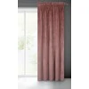 Naktinė užuolaida iš minkšto aksomo Eurofirany DIVA LINE RIA 140X270 cm, juosta/ tunelis/ kabliukai, 300 g/m2, spalva: tamsiai rožinė