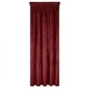 Naktinė užuolaida iš minkšto aksomo Eurofirany DIVA LINE RIA 140X270 cm, juosta/ tunelis/ kabliukai, 300 g/m2, spalva: tamsiai bordo