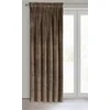 Naktinė užuolaida iš minkšto aksomo Eurofirany DIVA LINE RIA 140X270 cm, juosta/ tunelis/ kabliukai, 300 g/m2, spalva: ruda