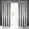 Naktinė užuolaida iš minkšto aksomo Eurofirany DIVA LINE RIA 140X270 cm, juosta/ tunelis/ kabliukai, 300 g/m2, spalva: plieno