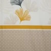 Eurofirany Mikropluošto patalynės komplektas 160x200 cm, medvilnės poliesterio mišinys, baltas geltonas smėlio spalvos lapų raštas, minkšta patalynė, patogi patalynė, patalynės užvalkalai Patalynė