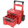 Q-Brick Įrankių dėžė Qbrick System PRO Cart 2.0 Plus Ultra HD Custom, raudonos spalvos, stalčių skaičius: 3