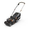 Akumuliatorinė vejapjovė WORX WG737E, 37 cm, 2 × 4 Ah akumuliatoriai, 40 l
