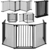 Apsauginė tvorelė, 60 cm, metalinė, juoda, ECOTOYS