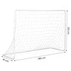 Ecotoys Vartai futbolo treniruotėms + taikinys Eco Toys, 180x122cm