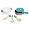 Didžiulė balta medinė virtuvė vaikams "Ecotoys