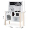 Medinė virtuvėlė vaikams + garsiniai žibintai ECOTOYS