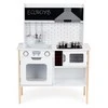 Medinė virtuvėlė vaikams + garsiniai žibintai ECOTOYS