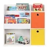 Wooden shelf for children, children's cabinet, compartments, organizer ECOTOYS