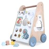 Multistore ECOTOYS medinis vežimėlis kūdikiui