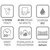 Eldom SD200B sonic dantų šepetėlis, baltas