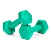 Fitneso hantelių rinkinys ModernHOME, žalias, 2 x 0.5kg