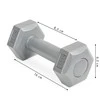 Fitneso hantelių rinkinys ModernHOME, pilkas, 2 x 0,5kg