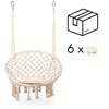 Modernhome Kabantis krėslas su pagalve GoodHome, baltas
