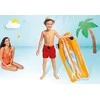 Intex Inflatable Swimming Board Joy Riders Raudona/Baltas , Geltona/Baltas, Age 6+, 112 x 62 cm