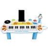 Pianinas su mikrofonu EcoToys, mėlynas
