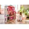 Didelis medinis lėlių namelis su liftu lėlėms - Malibu Residence ECOTOYS