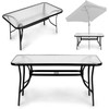 Sodo stiklo stalas 120x70 cm „MultiGarden