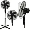 Longwell Industrial Juodas pastatomas ventiliatorius 45W, 3 režimai
