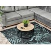 Modernhome Kavos staliukas Modern Home, 60 cm, juodas/rudas