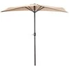 Modernhome Pusinis skėtis 2.7 m beige