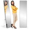 Modernhome Didelis stovimas veidrodis su siauru rėmu, 148 cm