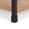 Knygų lentyna ModernHome Loft, 144,5x29x23,5 cm, ruda