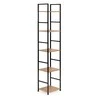 Knygų lentyna ModernHome Loft, 144,5x29x23,5 cm, ruda