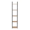 Knygų lentyna ModernHome Loft, 144,5x29x23,5 cm, ruda