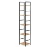 Knygų lentyna ModernHome Loft, 144,5x29x23,5 cm, ruda