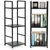 Modernhome Moderni lentyna, metalinis rėmas, LOFT, juoda