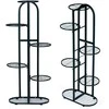 Modernhome Stovas gėlėms Modern home, 106x46 cm, juodas