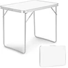 MultiGarden Modernhome Turistinis stalas pikniko stalas, sulankstomas viršus 80x60 cm, baltas