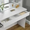 Modernus tualetinis staliukas didelės veidrodinės lentynos ModernHome