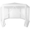 MultiGarden Baltas sodo paviljonas su tinkleliu