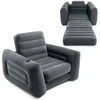Intex Išskleidžiama sofa, tamsiai pilkos spalvos, 117x224x66cm