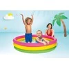 Amo Toys Intex Sunset Pripučiamas baseinas, 147x33cm, 3 žiedai
