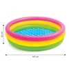 Amo Toys Intex Sunset Pripučiamas baseinas, 147x33cm, 3 žiedai