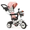 Ecotoys Triratukas Eco Toys, rožinis