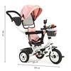 Ecotoys Triratukas Eco Toys, rožinis