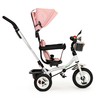 Ecotoys Triratukas Eco Toys, rožinis