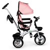 Ecotoys Triratis vežimėlis 360* pasukama sėdynė Rožinė