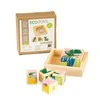 Edukacinė, medinė, kaladėlių dėlionė Ecotoys Dino