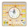 Ecotoys Medinė manipuliavimo lenta su kalendoriumi ir laikrodžiu