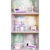 Ecotoys Lėlių namelis medinis Blueberry Residence