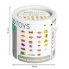 Ecotoys Medinis maisto pjaustymo rinkinys, Eko žaislas 23vnt